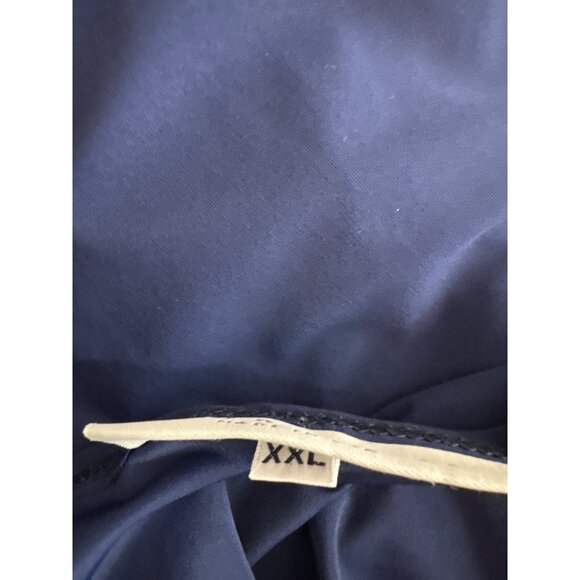 Bryn Walker Womens Asymmetrical Navy Blue Tunic dress Top size XXL USA Stretch - Picture 5 of 5